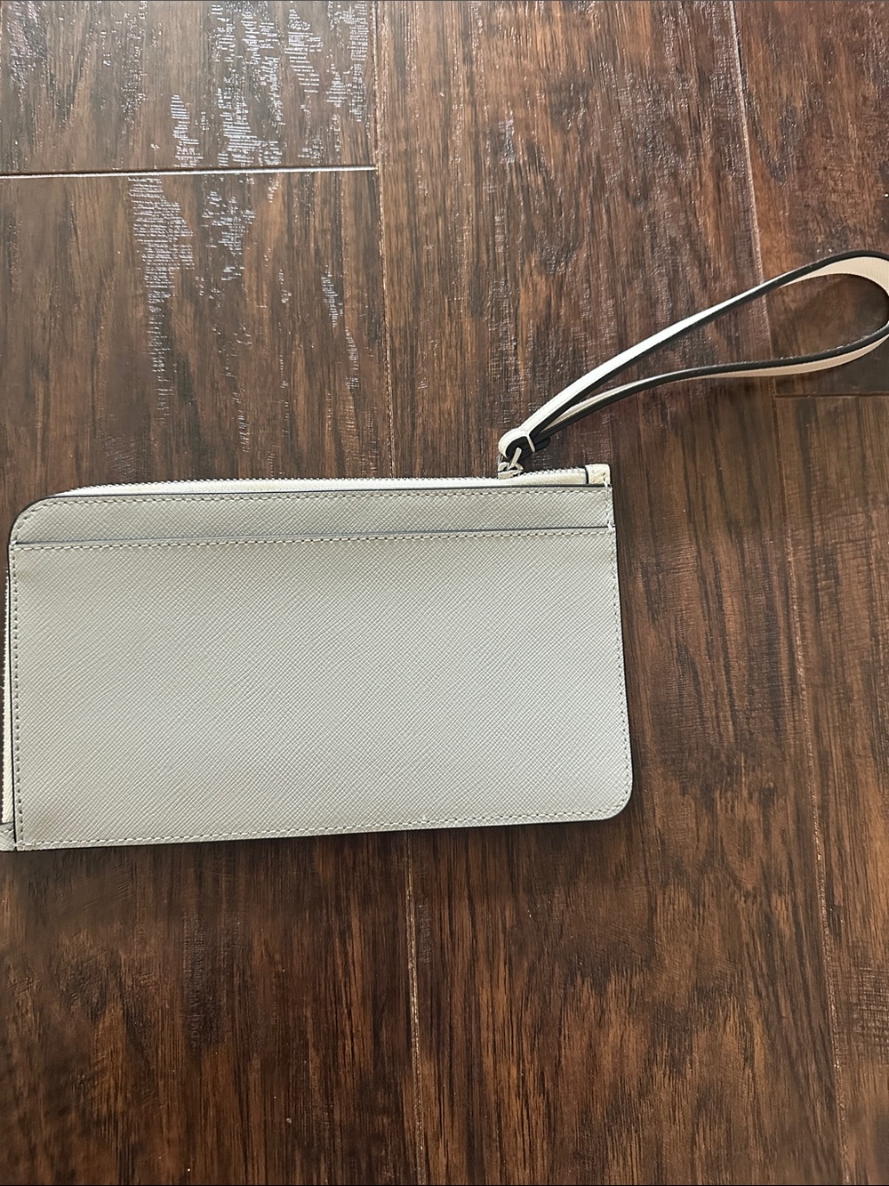 kate spade Cream and Light Gray Two-Tone Wristlet - Picture 2 of 5